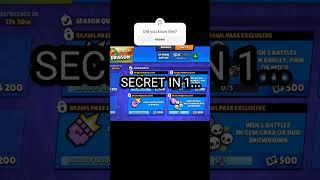 Secret Animation in Brawl Stars!!!  #brawlstars #brawlstarsgame #brawlpass #secret