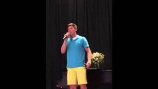 David Neil Ossman Singing Bring Him Home (Les Miserables)