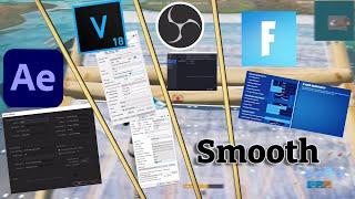 Insane Smooth Fortnite Render and Recording Settings 240FPS + Fortnite Settings