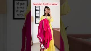 Meesho festive wear kurta set l Latest festive wear suit set #meesho #kurtaset #festivewear #shorts