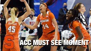 Syracuse's Kamilla Cardoso Lifts The Orange With Game-Winning Layup | ACC Must See Moment