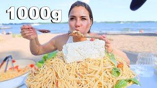 Spaghetti 스파게티 Mukbang 먹방 & Decorating My Japanese Mini Van Vlog スパゲッティ