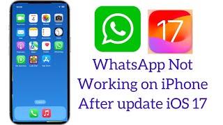 How to Fix WhatsApp not Working on iphone in iOS 17