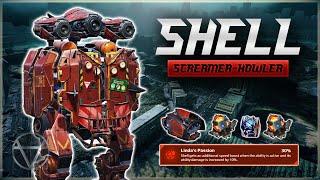 [WR]  SHELL In RED w/ Screamer Howler & WAVE – Mk3 Gameplay | War Robots