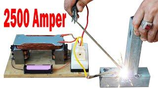 Creating a Portable Welder with a Tiny Power Source - Genius Hack