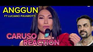 Anggun ft. Luciano Pavarotti - Caruso REACTION