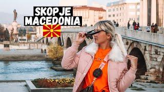 The Most UNIQUE City!? First Impressions of SKOPJE, North Macedonia! | (City Of Statues)