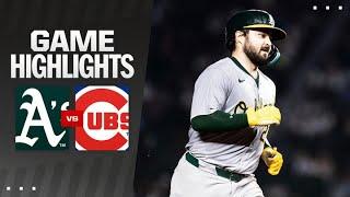 A's vs. Cubs Game Highlights (9/17/24) | MLB Highlights