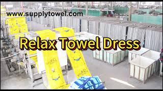 Customize Bulk Microfiber Big Relax Towel Dress