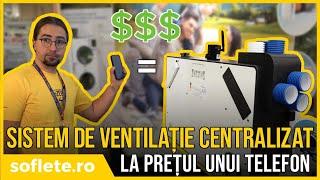 Sistem de ventilație centralizat LA PREȚ DE TELEFON!