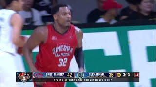 Justin Brownlee’s FIRST HALF TAKEOVER for Ginebra vs Terrafirma  | PBA Season 49 Commissioner’s Cup