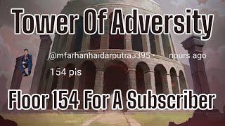 Tower Of Adversity Floors 154 (For A Subscriber) Black Clover M