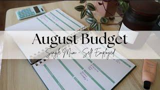 Budget with Me: August 2024 | Single Income Household & Financial Goals