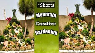Creative Gardening Ideas by Plants Lover | Mountain garden | How to built a mountain garden