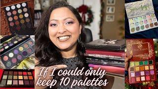 IF I COULD KEEP ONLY 10 INDIE EYESHADOW PALETTES | SMITHY SONY