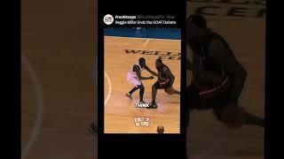 Reggie Miller Weighs In On The GOAT Debate #nba  #shorts