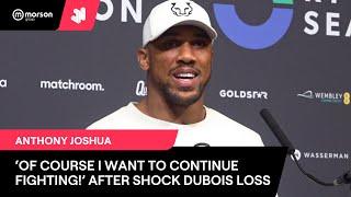 ANTHONY JOSHUA REACTS TO SHOCK DUBOIS KO LOSS! ‘OF COURSE I’LL CONTINUE FIGHTING!’