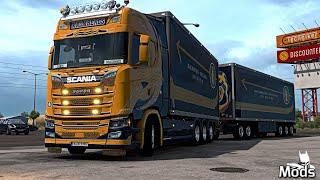 ETS2 1.38 MODS - LKW Tuning ▶️ Scania V8 BDF Tandem Truck Pack 138.00 [Basteln mit Maximus]