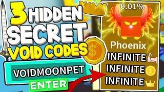 3 SECRET VOID MOON PET CODES IN SABER SIMULATOR!! Roblox *BEST PET*