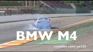 Drifting the new BMW M4 F82 at Spa Francorchamps