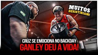 CRUZ SE EMOCIONA COM GANLEY NO BACKDAY!! | *treino oldschool*