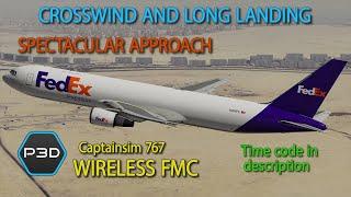 Prepar3D v6.1 4K - CS B767  HEGN - LIRF with Wireless FMC