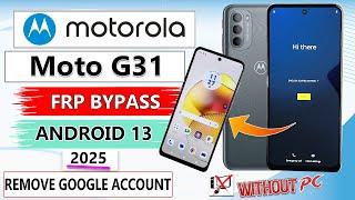 Motorola G31 Frp Bypass/Reset Google Account Android 14 Moto G31 Unlock Google Account Frp Lock