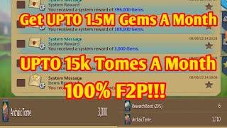 How To Get Upto 1.5M Free gems and 15K tomes 100%  F2P | Lords Mobile | Creator Turf Event