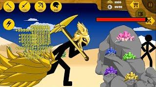 Unlocked x999999 Gold Super Miner Boss In Stick War Legacy