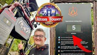 A VERY QUIET DAY At Alton Towers! No Queues, Scarefest Setup & MORE!