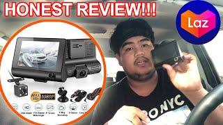 4" Car DVR 3 Cameras Dash Camera (Uboxing, Review, Testing)