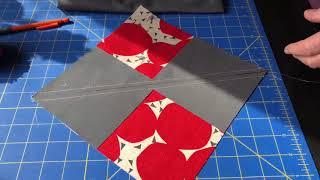 My mom teaches us how to make this quilt
