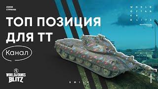 Топ позиции для ТТ на карте Канал | WoT Blitz