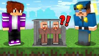 МЫ С ПОЛИЦЕЙСКИМИ ЗАТРОЛЛИЛИ ЖИТЕЛЕЙ В МАЙНКРАФТ 100% троллинг ловушка minecraft