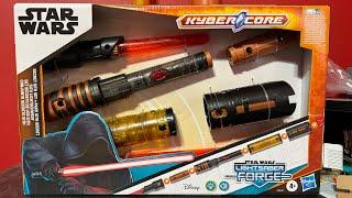 STAR WARS LIGHTSABER FORGE KYBER CORE SECRET SITH SET (TARGET EXCLUSIVE)  REVIEW