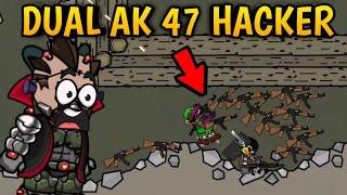 Dual Ak 47 Hacker in mini militia 