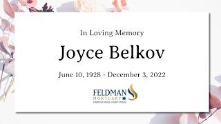 Funeral Service of Joyce Belkov