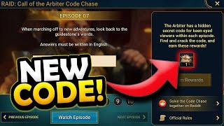 NEW PROMO CODE CHASECALL OF THE ARBITER EPISODE 7 | RAID SHADOW LEGENDS