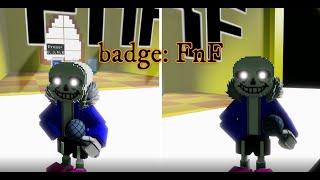 Roblox:Undertale Rp Weird Multiverse  BADGE:FnF  (How to get it)