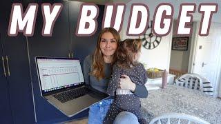 REAL MONTHLY BUDGET OF A MUM: income, expenses, savings + investments: how I budget my money UK