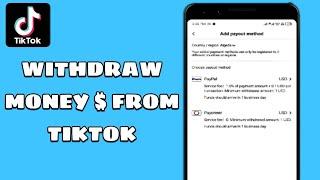 How To Withdraw Money From Tiktok To Bank Account