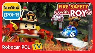 Fire safety with Roy | EP01 - 13 | Robocar POLI | Kids animation