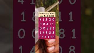 Double tap when you find-41801 #shorts #puzzlegame #brainteaser