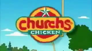 The Simpsons Church's Chicken Commercials 360p