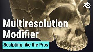 Multiresolution Modifier - Blender Tutorial for Beginners - Basics