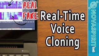 Real-Time Voice Cloning with Deep Learning