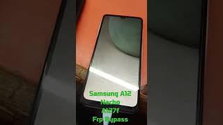 Samsung A12 Nacho | A127f | Frp Bypass | Latest