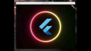 Flutter custom shader example (glowing ring)