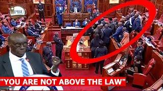 KIMEUMANA! Speaker Amason Kingi almost beaten by lawyers during DP Gachagua's impeachment in senate!