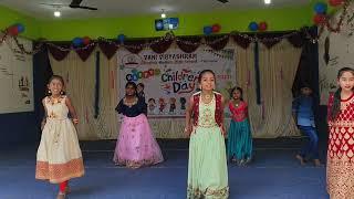 Children's day celebration|2022-23| 4th class students dance| VANI VIDYASHRAM HIGH SCHOOL| PALAMANER